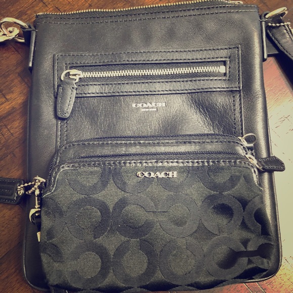 Coach Accessories - Coach crossbody bag and wristlet/wallet